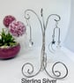 Sterling Silver Celestial & Preciosa Crystal Earrings - Gift Boxed