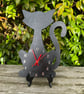 Black Cat Wall Clock - Image 3