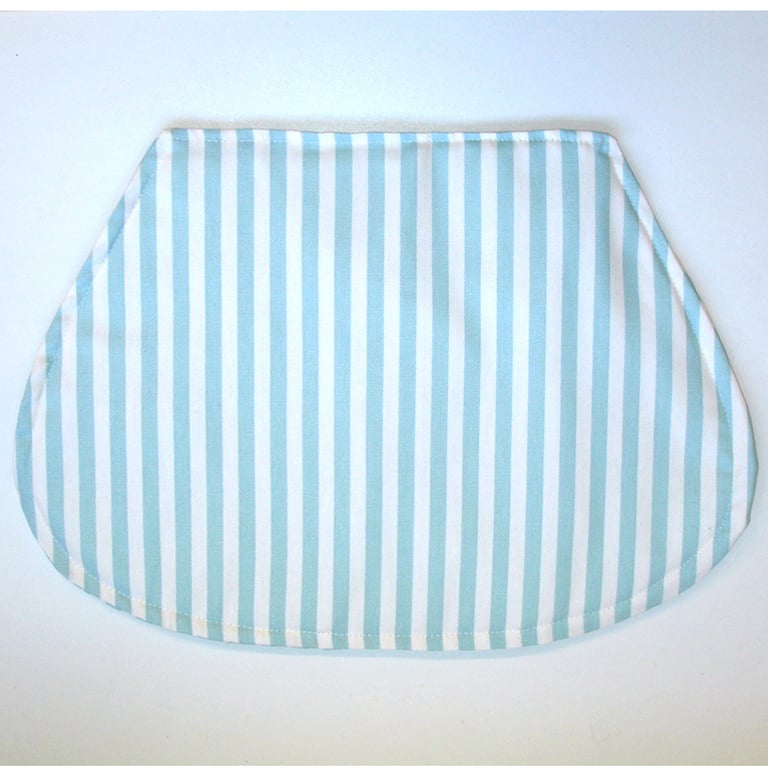 Wedge Placemat For Round Table Duck Egg Striped