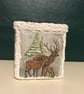 Deer candle holder