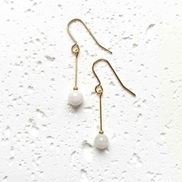 Orion Drop Earrings - Moonstone