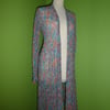  Cardigan in Multicolour Boucle Yarn. Womens approx size 12-14. Flare Top