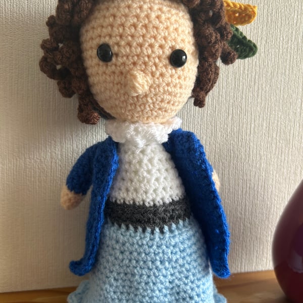 Iconic Inspirational Women Crocheted Dolls Gift Idea for Her - EMMELINE