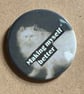 Collage pin badge - medieval cat meme - making myself better