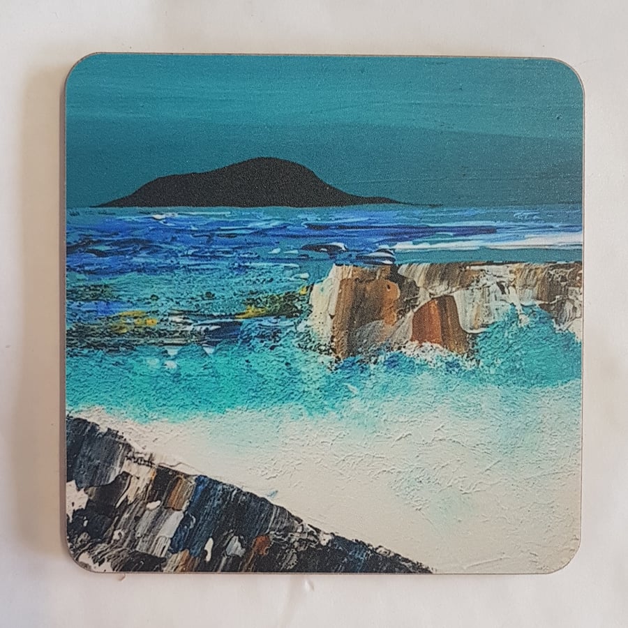 Artist designed coaster