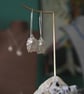 Silver Shell Earrings - Limpet Shell Long Earring - Nautical Jewellery - Image 2