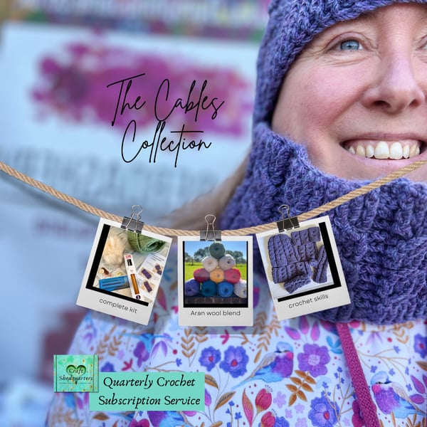 The Complete Crochet Cable Collection – All Inclusive Crochet Kit