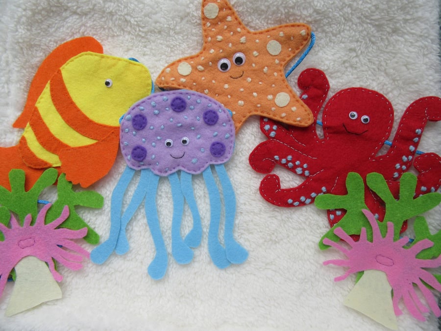Sea creature nursery decor