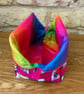 Campervan Print Quilted Fabric Box Shape Makeup Bag - Image 6