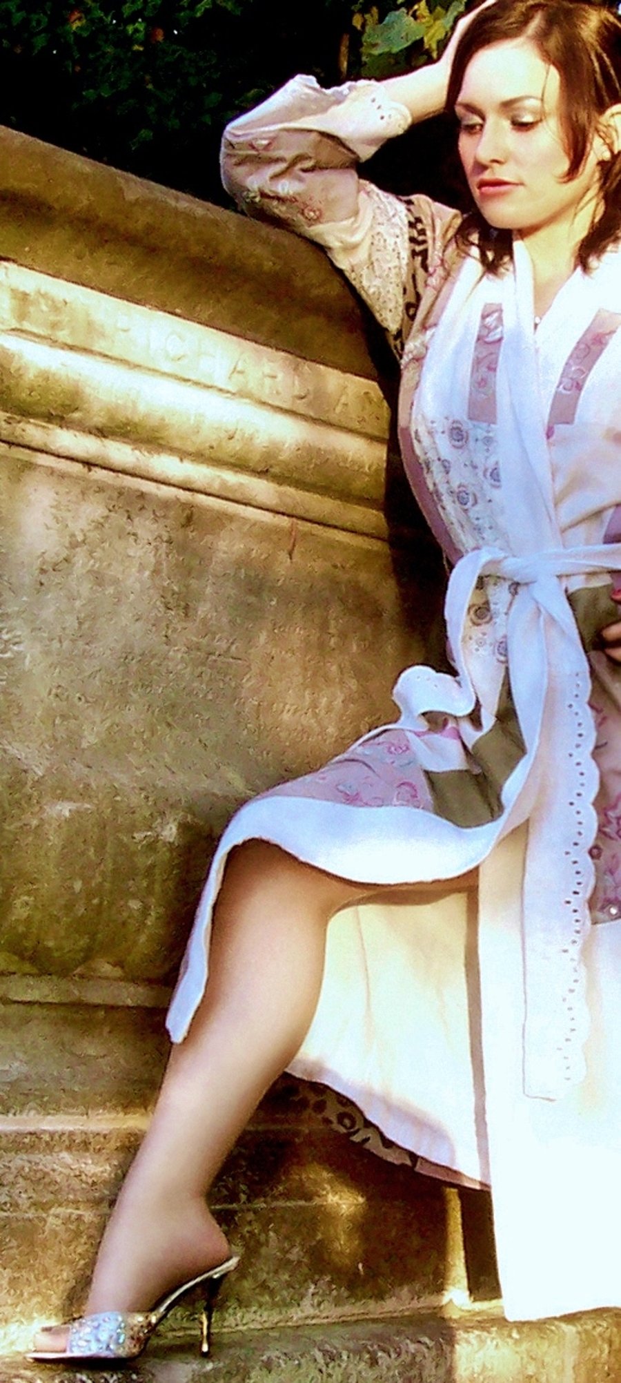 Lilac Lotus Dressing Gown