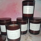 Scented Candle in Amber Jar 290g
