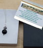 Minimalist Rainbow Obsidian pendant. Reiki jewellery - Image 5