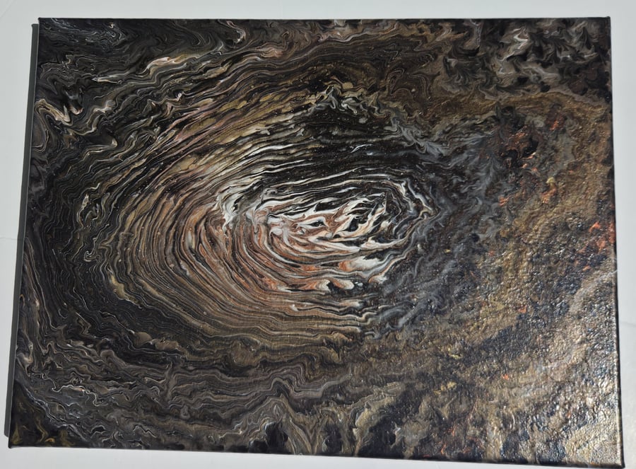 "Ancient Glow "Original Handmade Abstract Acrylic Painting on Canvas Wall Art 