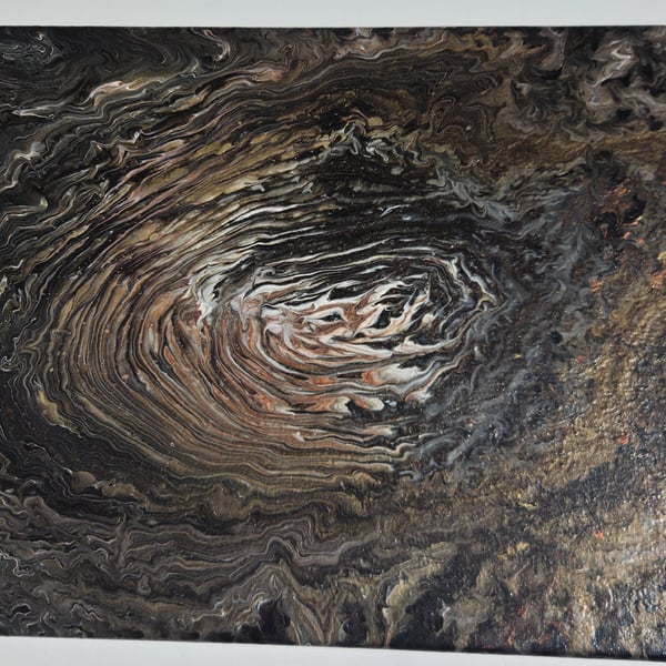 "Ancient Glow "Original Handmade Abstract Acrylic Painting on Canvas Wall Art 