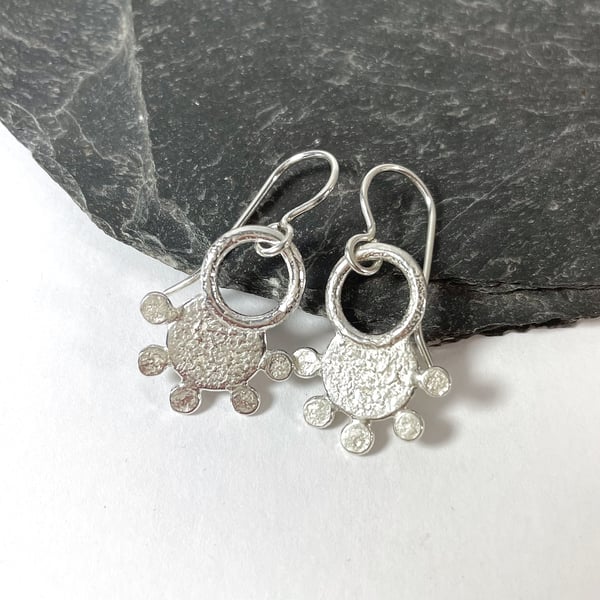 Sterling silver baby on sale earrings