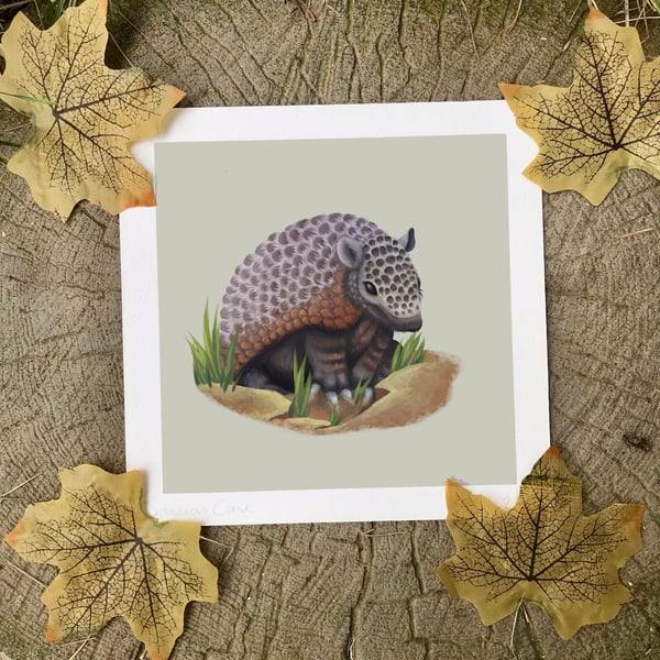 Armadillo Art Print