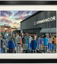 Spennymoor, Framed & Unframed Fine Art Print Town Football FC, Stadium Gift - Image 1