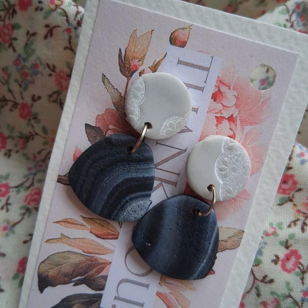 CLEARANCE! polymer clay earrings handmade- reduced-no 10