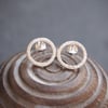 Hoop Stud Earrings