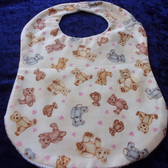 Babies Bib With Teddy Bears