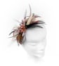 "Saffron".....Sinamay Fascinator - Image 2
