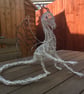 Wire Dragon Sculpture - Silver - Image 4