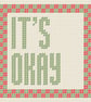 IT'S OKAY Needlepoint Pattern – Digital Tapestry Chart PDF - Image 2