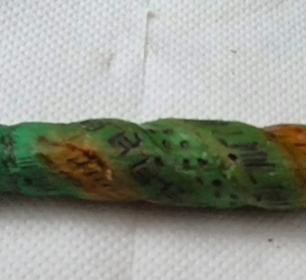 wand with pyrography 
