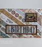 Handmade football boots birthday card - Image 1