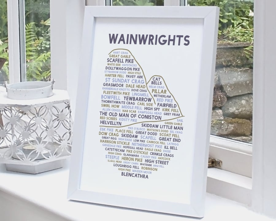Wainwrights print - A4 or A3