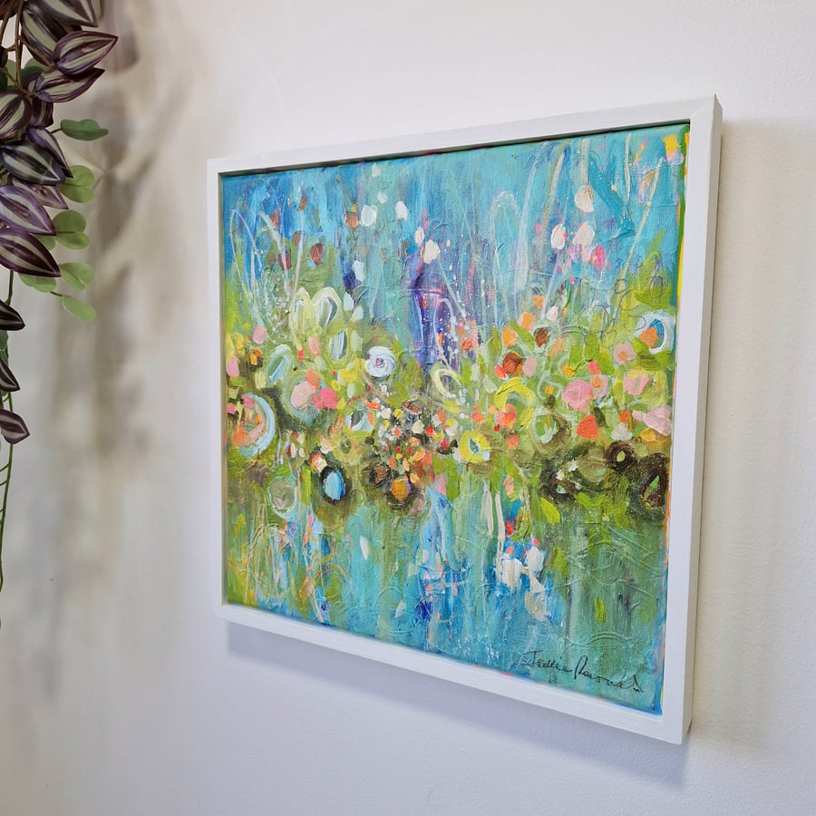 'Waters Edge'  Original mixed media painting 