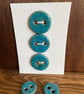 Raku ceramic rustic buttons - Image 2