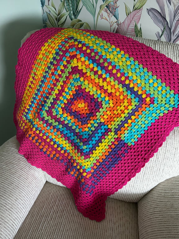 Crochet Baby blanket and hat