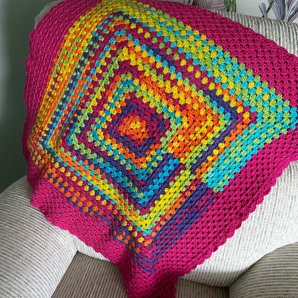 Crochet Baby blanket and hat