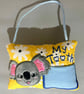  Tooth fairy Pillow, Embroidered Koala
