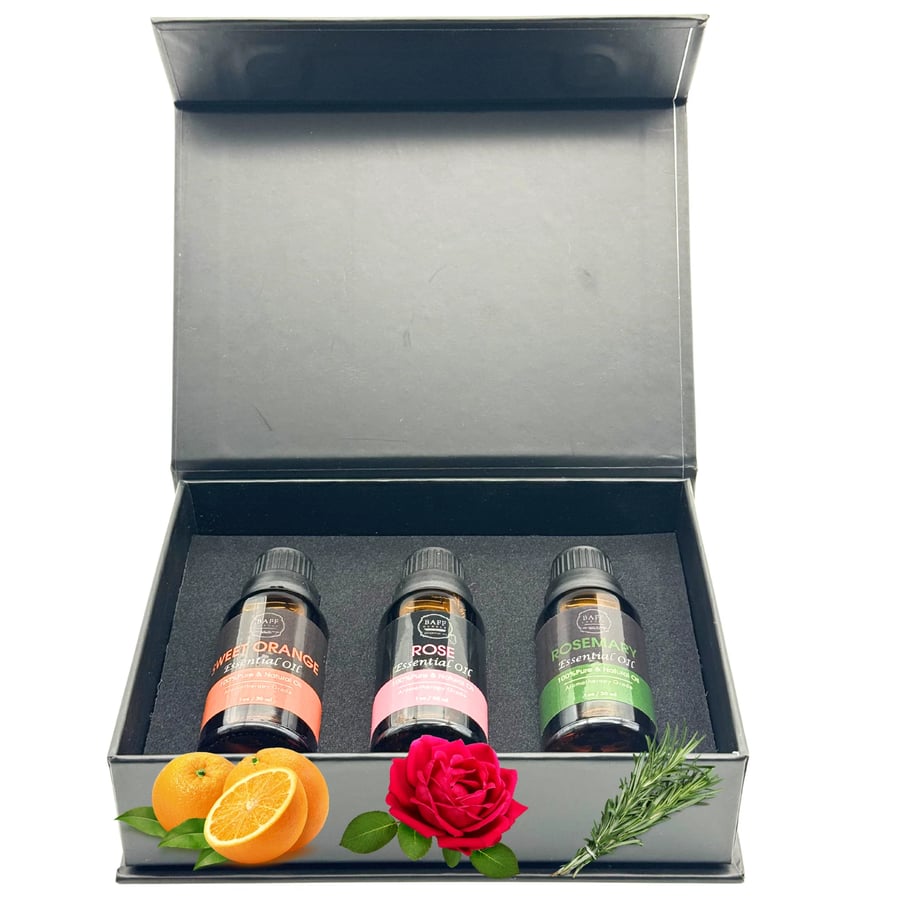 Sweet Orange Essential Oil , Rose Essential Oil , Rosemary Essential Oil 