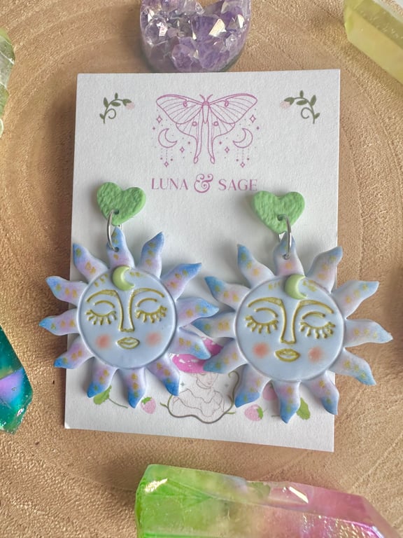 Sunshine Polymer Clay earrings