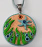 Sea Themed Clay Pendant - Image 6
