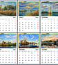 2027 Calendar Norfolk Broads Art A4 Page Per Month  - Image 2