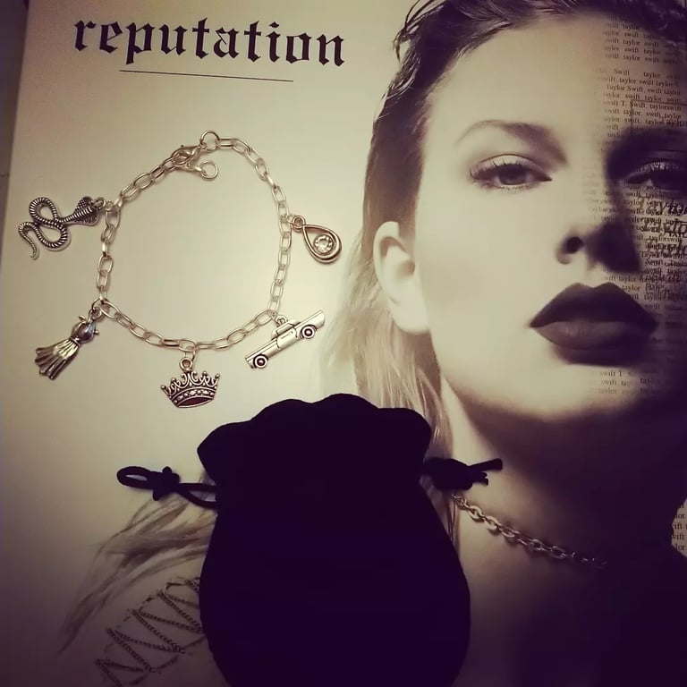 Reputation Taylor Swift Charm Bracelet