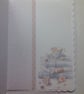 Tea Chocolate Books Card Blue Wishing You Happiness Floral Tea Cup Baking - Image 2