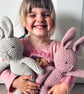Precious Pink Crochet Bunny Toy