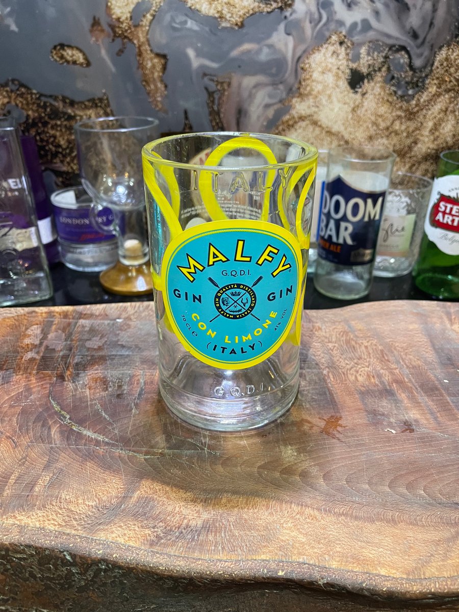 Malfy gin glass 