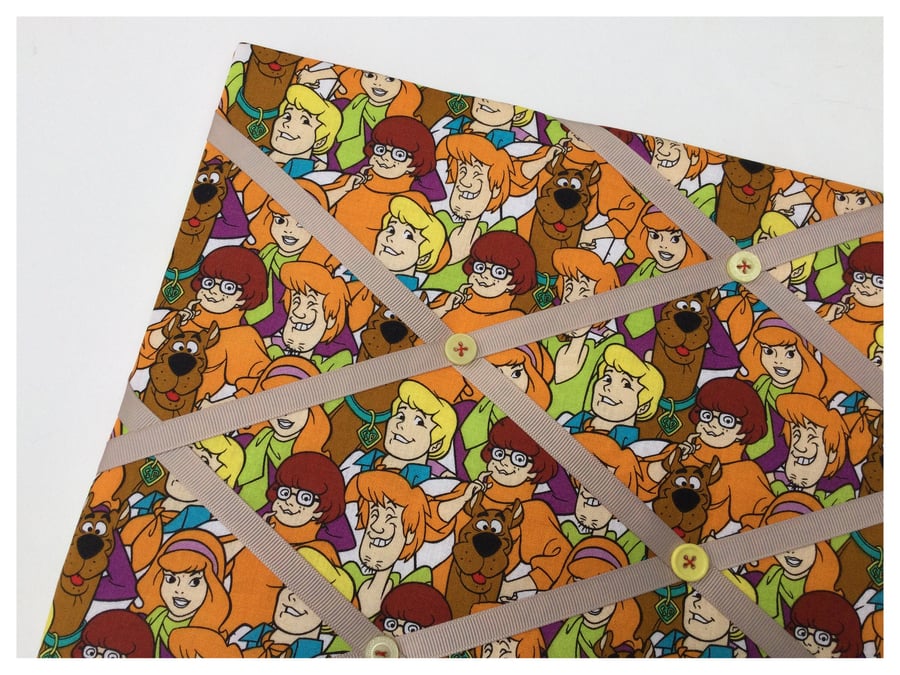 Scooby-Doo fabric memoboard