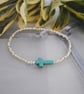 Silver and Cross Stretch bracelet - silver - Image 4