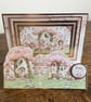 Fantasy Fairy Village Stepper Birthday Card