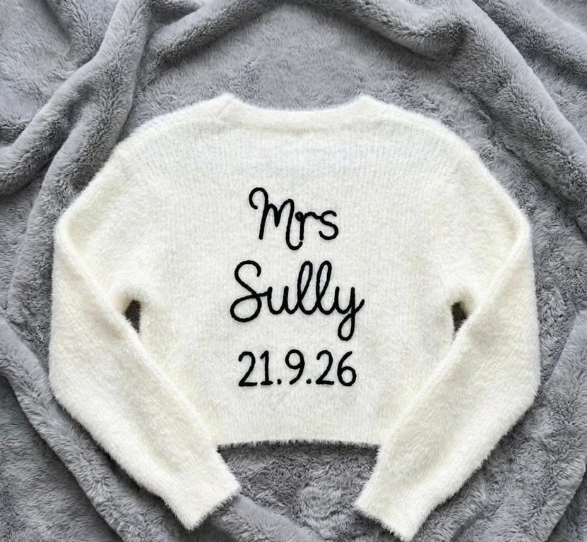 Embroidered Bridal Cardigan