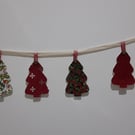 Bunting christmas tree design