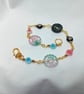 Hand Wrapped Glass Bracelet - Image 4