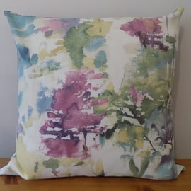 Alfresco Cushion Cover Floral Woodland Throw Pillow Watercolour Design 16" 18" 